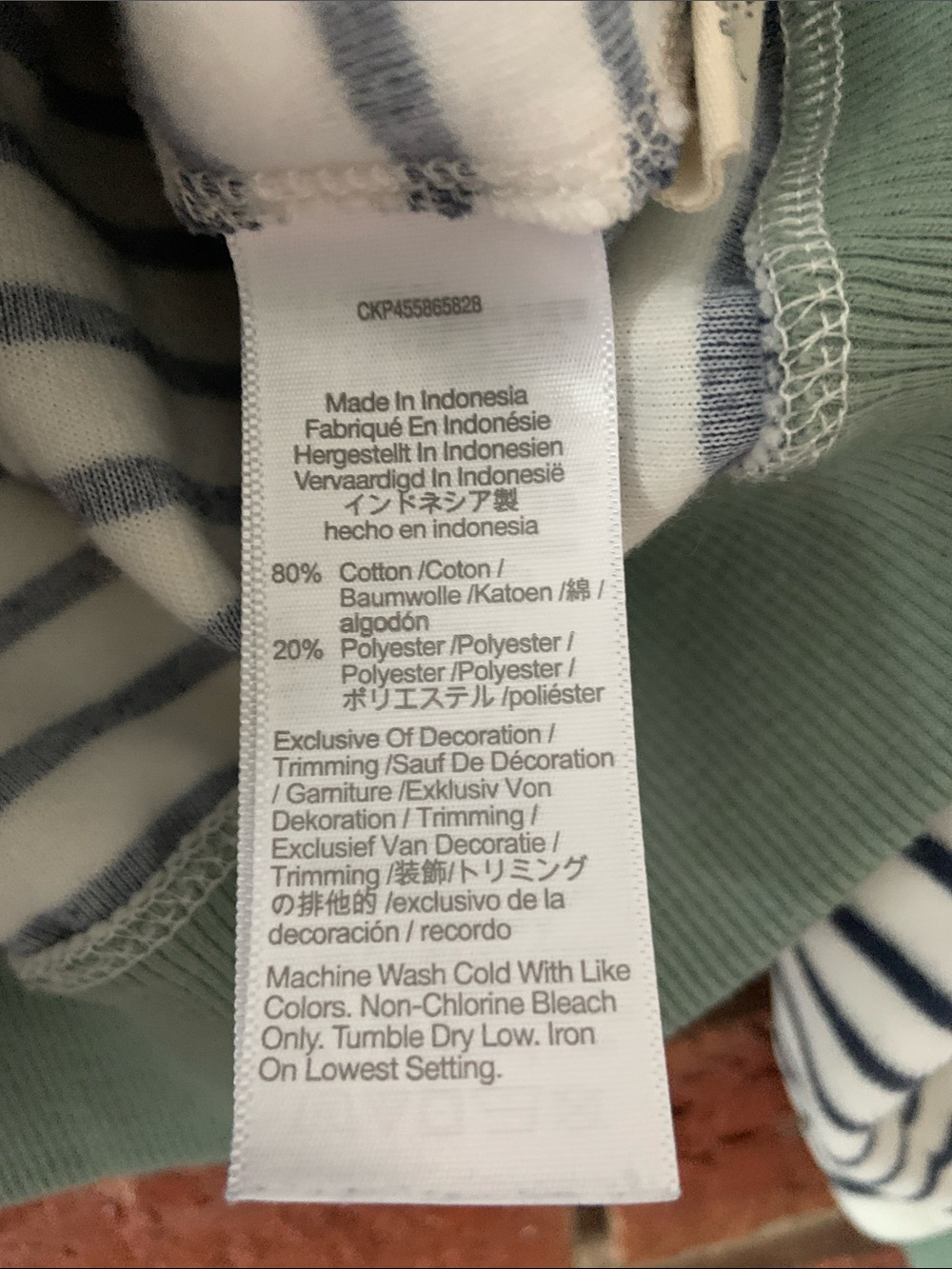 Madewell MWL Navy White Stripe Cozy Matching Lounge Sweatpants Set - Picture 6 of 10